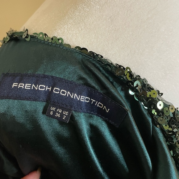 French connection sequins dress green - Picture 8 of 11